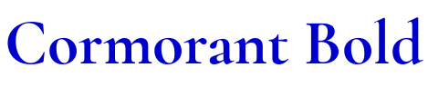 Cormorant Bold font